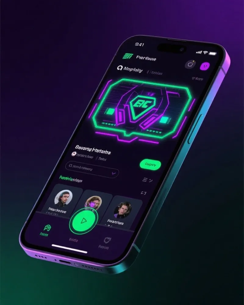 蜂鸟电竞移动客户端界面展示